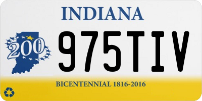 IN license plate 975TIV