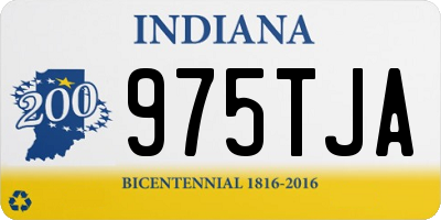 IN license plate 975TJA