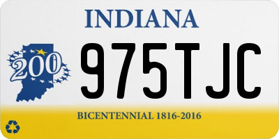IN license plate 975TJC