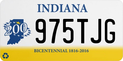 IN license plate 975TJG
