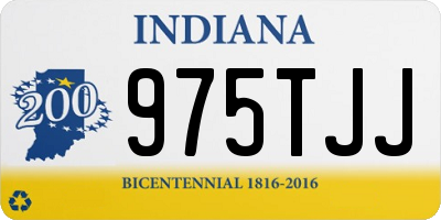IN license plate 975TJJ