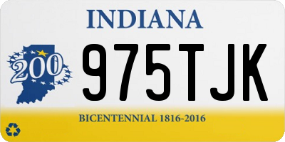 IN license plate 975TJK