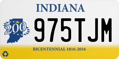 IN license plate 975TJM