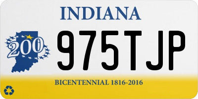 IN license plate 975TJP