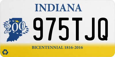 IN license plate 975TJQ