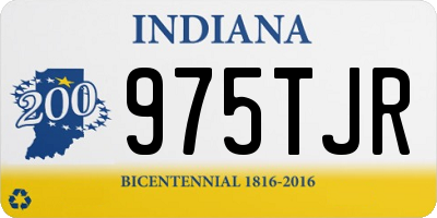 IN license plate 975TJR