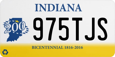 IN license plate 975TJS