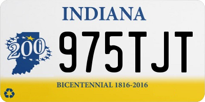 IN license plate 975TJT