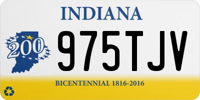 IN license plate 975TJV