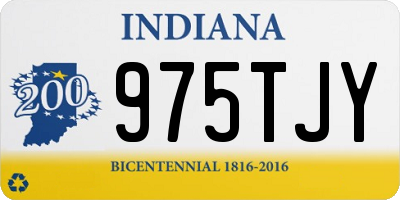 IN license plate 975TJY