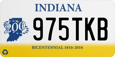 IN license plate 975TKB