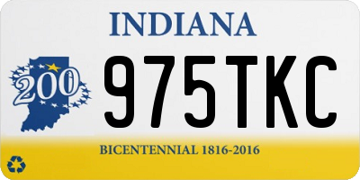 IN license plate 975TKC