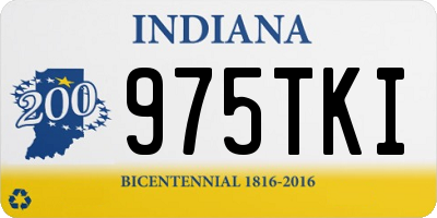 IN license plate 975TKI