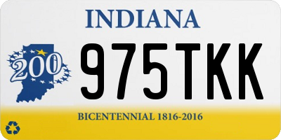IN license plate 975TKK