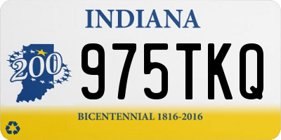 IN license plate 975TKQ
