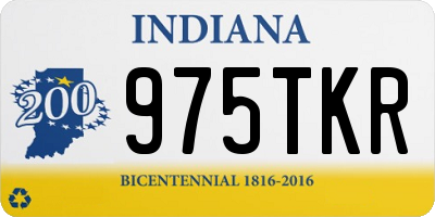IN license plate 975TKR
