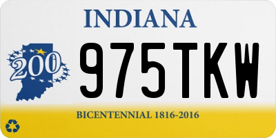 IN license plate 975TKW