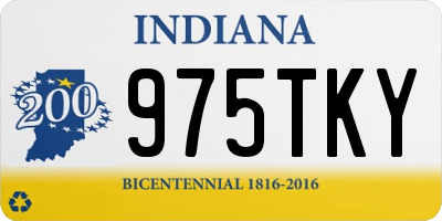 IN license plate 975TKY