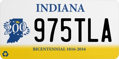 IN license plate 975TLA