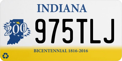 IN license plate 975TLJ