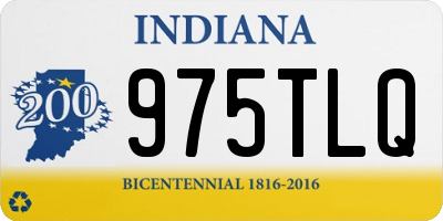 IN license plate 975TLQ