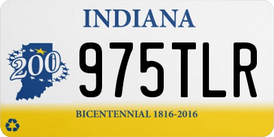 IN license plate 975TLR