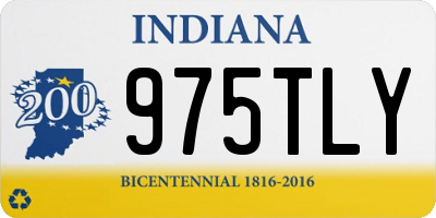 IN license plate 975TLY