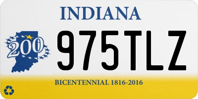 IN license plate 975TLZ