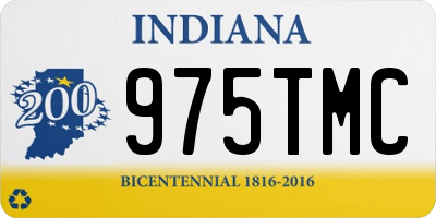 IN license plate 975TMC