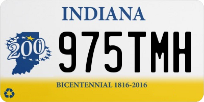 IN license plate 975TMH