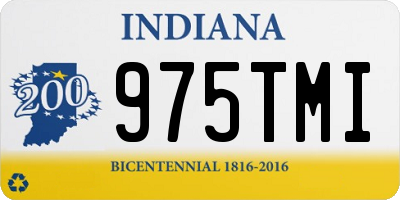 IN license plate 975TMI