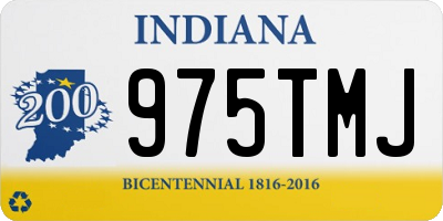 IN license plate 975TMJ