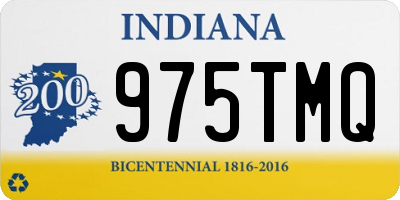 IN license plate 975TMQ