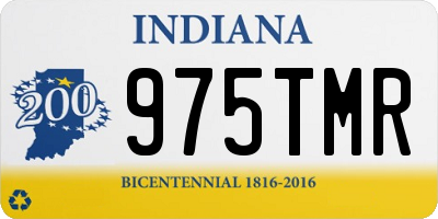 IN license plate 975TMR