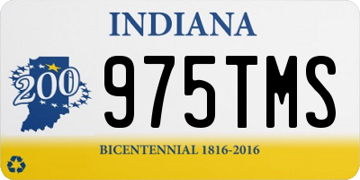 IN license plate 975TMS