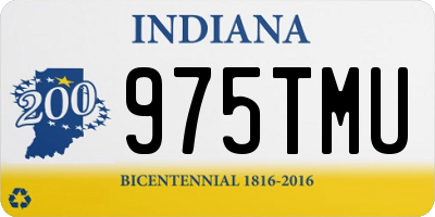IN license plate 975TMU