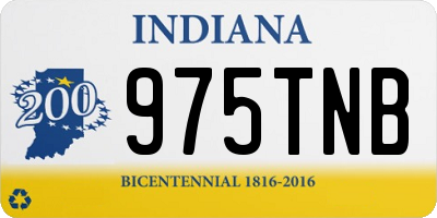 IN license plate 975TNB