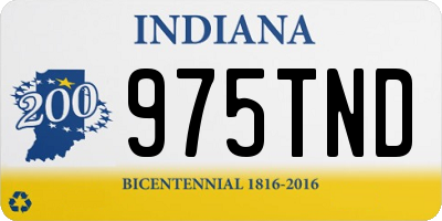 IN license plate 975TND