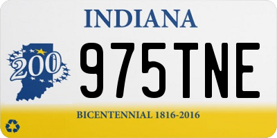 IN license plate 975TNE