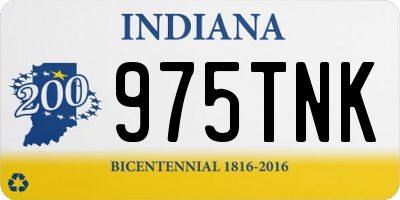 IN license plate 975TNK