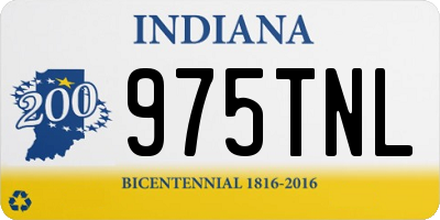 IN license plate 975TNL