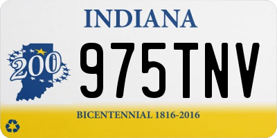 IN license plate 975TNV