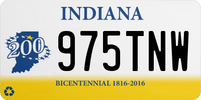 IN license plate 975TNW