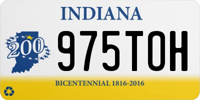 IN license plate 975TOH