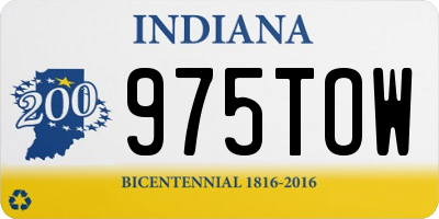 IN license plate 975TOW