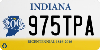 IN license plate 975TPA
