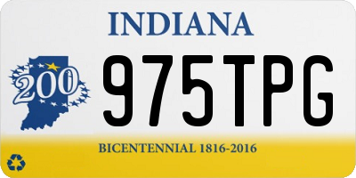 IN license plate 975TPG