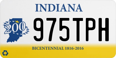 IN license plate 975TPH