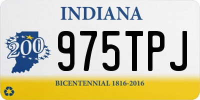 IN license plate 975TPJ