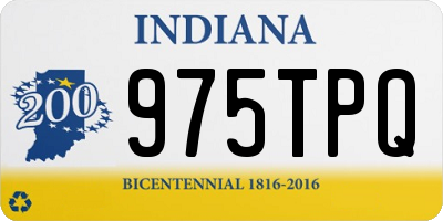 IN license plate 975TPQ